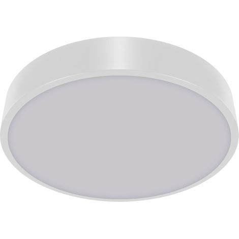 Lámpara de techo LED redonda tipo tótem de 16 W, 1590 lm, 4000 K, blanca, Ideus 04089 (1/2)