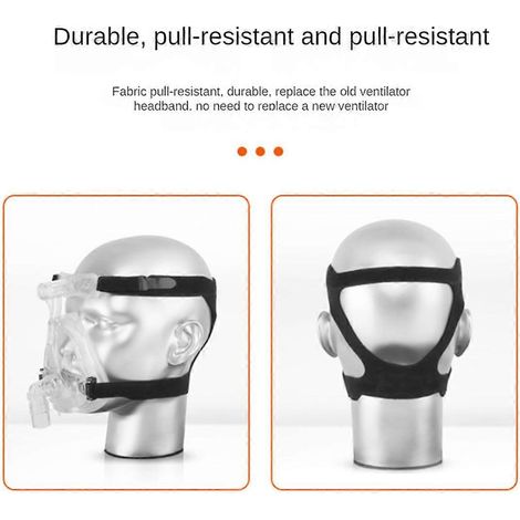 9 Stück universelle CPAP-Masken-Kopfbandbänder für die Serie --