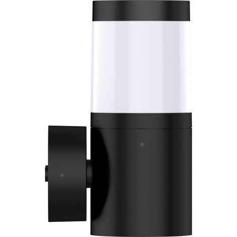 PHAROS Applique Mur Ext. IP65 IK08 noir LED CCT 3000/4000K 8W 620lm ARIC 51864 (1/5)