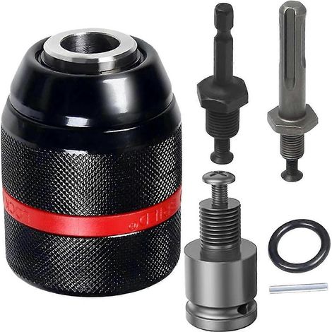 1,5–13 mm schlüsselloses selbstspannendes Bohrfutter mit 1/2-20UNF-Gewinde (1/5)