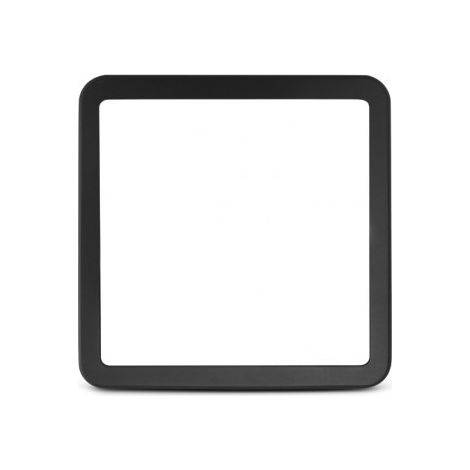 Collarines negras para luminaria QUADRA 220 x 50mm (1/4)