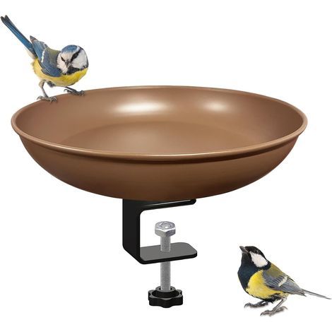 Vogeltränke, verstellbarer Ständer, Eisen, frostbeständig, für Balkon und Garten (1/5)