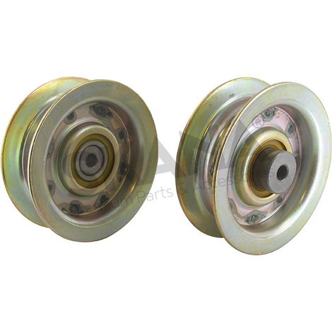 Poulie à Gorge Plate Adaptable John Deere Pour Tondeuseslt/ltr 155, 166, 180 Et Déneigeuses X530, X534, X540. Remplace Origine A