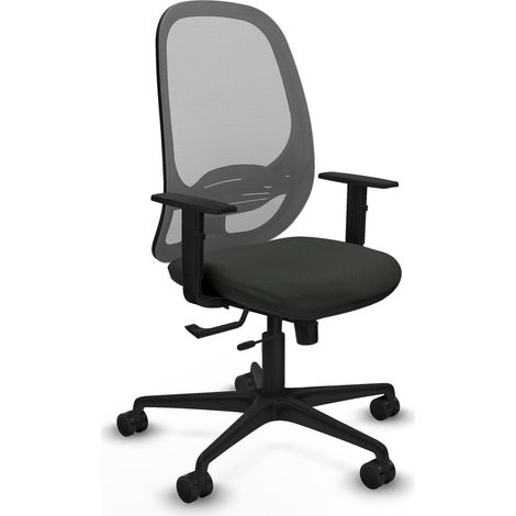 Silla de oficina piqueras y crespo Cilanco negro ajustable cómoda (1/2)