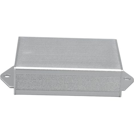 Boîtier de jonction étanche en aluminium pour installation DIY, couleur argent, 24 x 64 x 80 mm (1/5)