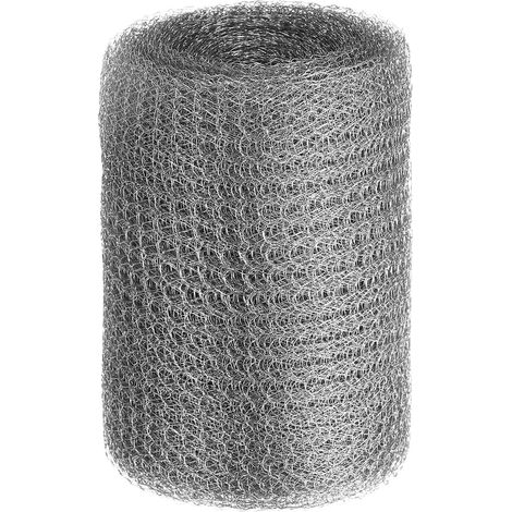 Wire Mesh Roll, 5" x 19.7 Feet Stainless Steel Wire Mesh Gap Blocker, Metal Cloth Hole Filling Barrier Anti Mouse to Clog Holes (1/5)
