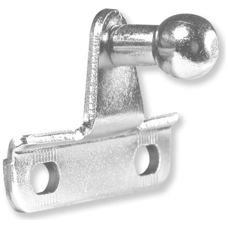 Enganche recto de puerta de aluminio para amortiguador a gas -