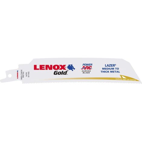 Säbelsägeblatt Lenox saber saw blade Bi-Metall TiN-Beschichtung (1/5)