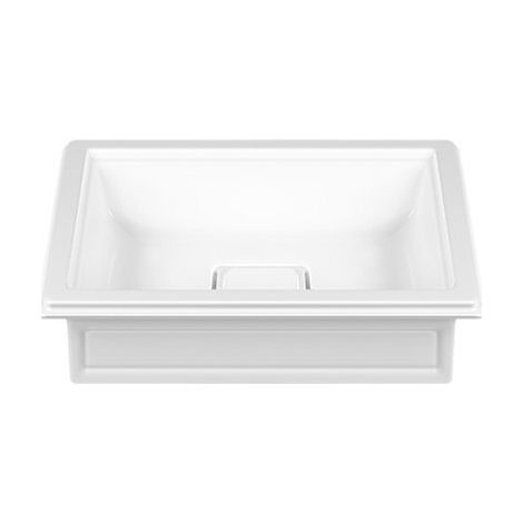 Gessi Eleganza lavabo à poser, 560 x 420mm, Cristalplant (blanc (1/2)