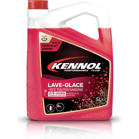 KENNOL Lave-glace -15°C toutes saisons Chocolat/Cerise, bidon 5 litres