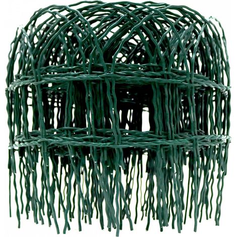 Oypla 10m x 250mm Garden Lawn Border Edging Fencing PVC Coated Wire (1/3)
