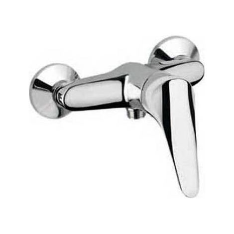 MITIGEUR MONOCOMMANDE EXTERNE POUR DOUCHE LIGNE DERBY Dimensions : Chrome