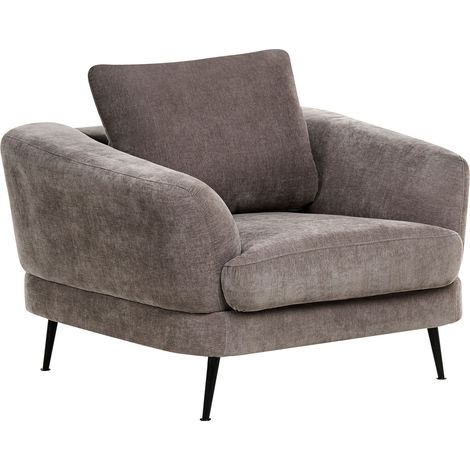 Sessel KJAER Chenillegewebe Taupe