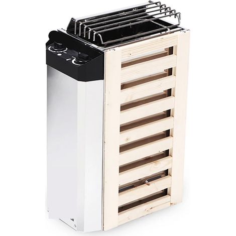 Poêle de Sauna à Trou intérieur, poêle à Vapeur sèche Domestique, équipement de Sauna à Double Tube de Chauffage, à Vapeur de poêle de Sauna(3) (1/5)