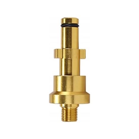 Rosfix Adaptateur Aluminium 1/4" – Raccord Fileté Haute Pression 160 Bar, 60°C Pour Lance, Mousse, Brosse compatible avec nettoyeur haute pression Nilfisk, Stihl, Husqvarna (1/3)