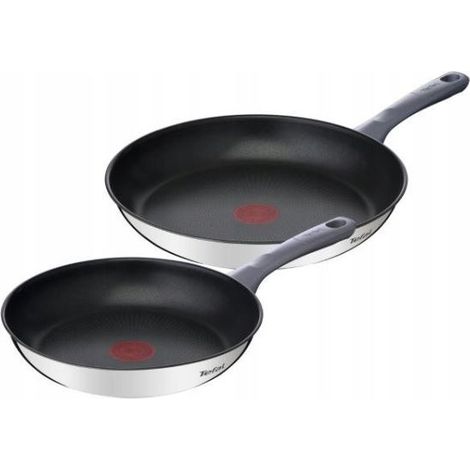 Poêle Tefal G7132S55 Noir Acier Acier inoxydable Ø 24 cm Ø 28 cm (1/5)