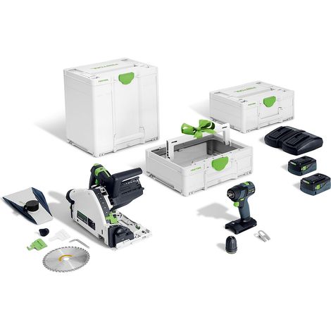 Kit combinado inalámbrico universal FESTOOL - TSC 55 K + TXS 18 + TB M 137 - 578024