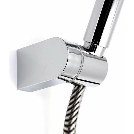RHG Universel réglable fixée monté Support de tête de douche Connect mural de salle de bain ABS chromé