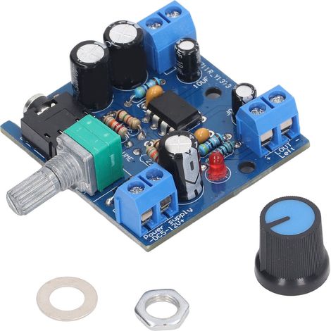 Carte d'amplificateur audio 15 W à deux canaux avec réglage du volume, module audio 5-12 V CC