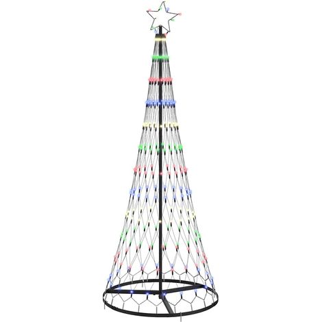 Arbre de Noël,Sapin de Noël LED Multicolore 71 x 71 x 184,5 cm Métal CFW46952 (1/5)