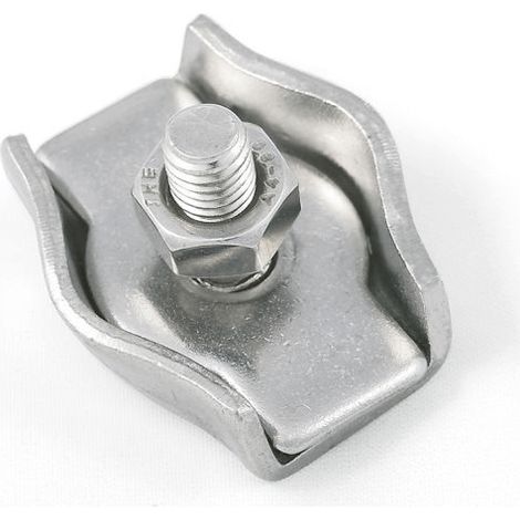Morsetto Simplex per funi Ø 3 mm. in acciaio Inox A4 - AISI 316 - 4 pz.
