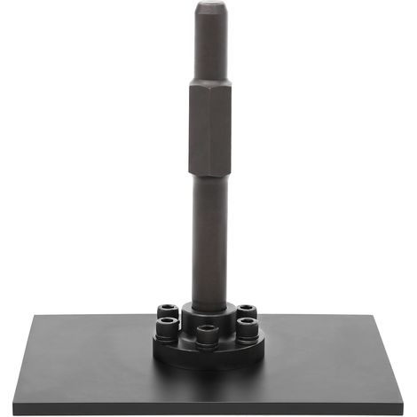 Plaque de compactage en acier 26×20,5 cm – Plaque vibrante pour marteau piqueur 65A (non inclus) – Pour compacter gravier, terre et sable (avant béton ou asphalte) (1/5)