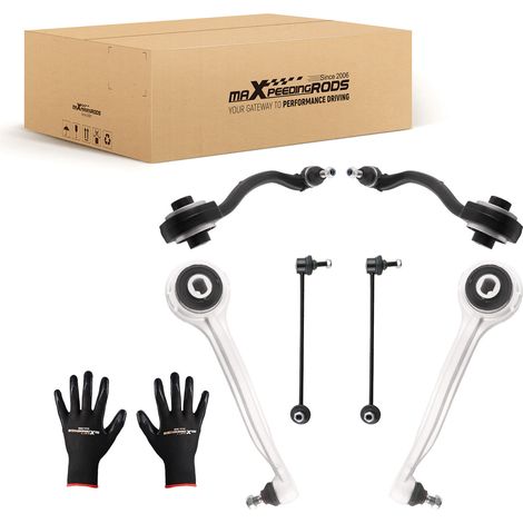 6X FRONT UPPER + LOWER SUSPENSION CONTROL ARMS FOR MERCEDES CL203 W203 A209 C209 (1/4)