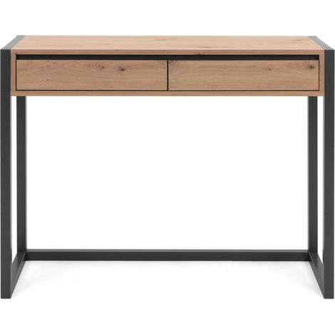 Tavolo Consolle Denver 44 Rovere Artigianale e Grigio Antracite Finori (1/5)