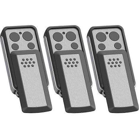 3er-Pack Garagentor-Fernbedienungen mit 433 MHz Rolling Code für Alutech 114253, 104250, 104251, 104257, 104350, 104700, 614701 (1/5)