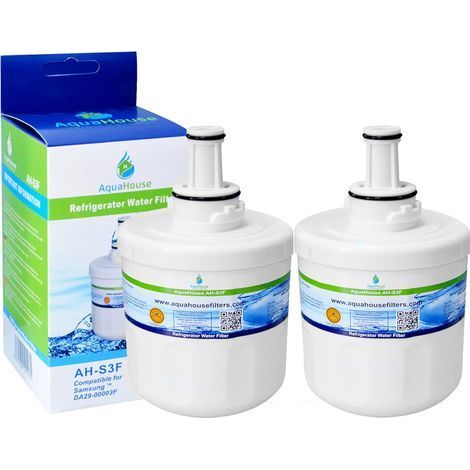 2x Filtre à eau, Compatible Samsung DA29-00003F, Réduction chlore, Certifié NSF, Pour réfrigérateur (1/2)