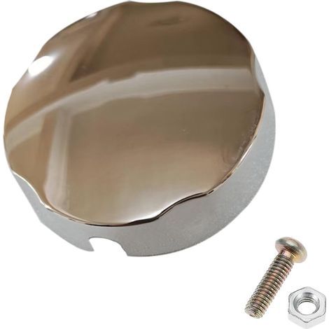 Boutons Rotatifs pour Baignoire, Accessoires de Vidange, Poignée Rotative, Cache-Trop-Plein, Chrome, Plastique (1/5)