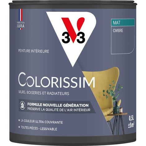 Peinture murale intérieure Colorissim® V33 Ombre Mat 0,5L