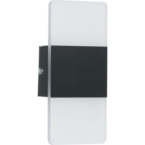 Rechteckige LED-Wandleuchte AC85-265V, dekorative Nachttisch-/Flurleuchte aus Aluminium (1/5)