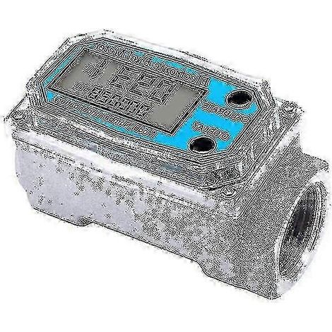 Débitmètre numérique de carburant haute précision 2025 pour essence, diesel, kérosène, méthanol et eau (compteur de capteurs). (1/5)