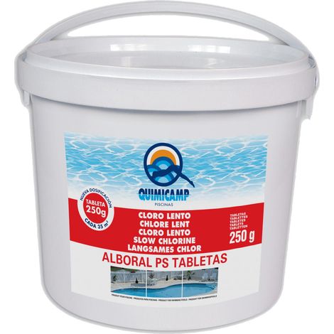 Quimicamp Chloro Alboral PS QP Lent 250 g 20 Comprimés