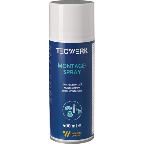 Spray de montaje 400ml amarillento en aerosol TECWERK (1/2)