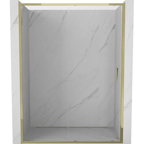 Mexen Exo Schiebetüren für Duschen 155 cm, transparent, gold - 8151-155-000-50-00 (1/5)