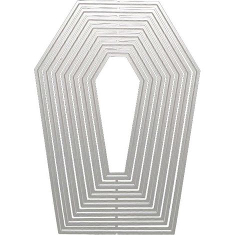 Geometrische Metall-Stanzformen, Schablone, DIY-Scrapbooking-Album, Papierkarten-Vorlage, Prägeform, Basteldekoration