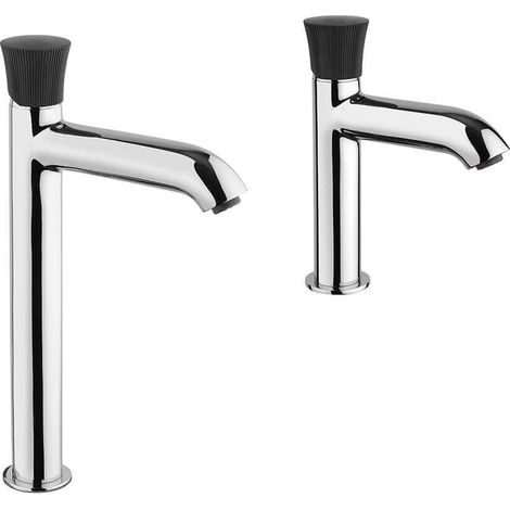 Set rubinetti lavabo alto e bidet Illumina di Jacuzzi Rubinetteria per piletta click clack (1/5)