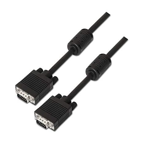 Aisens - Câble svga avec ferrite, hdb15/m-hdb15/m, noir, 6.0m