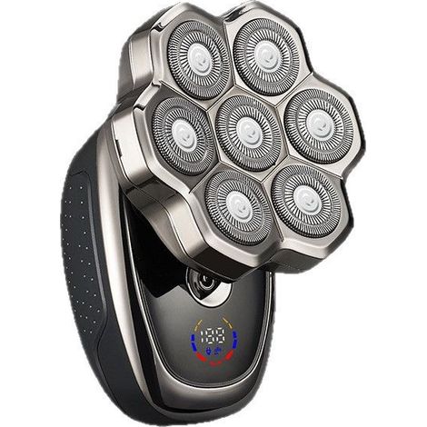 Rasoir électrique rotatif 9D 5 en 1 étanche avec autonomie de 90 minutes pour homme (1/5)