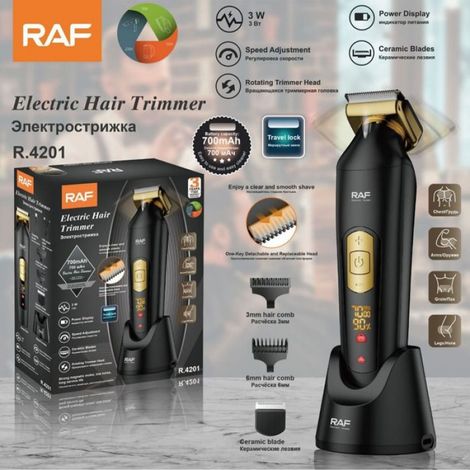 Tondeuse Cheveux - Affichage Numérique - Rotation 360° - Pour Coupe Précise À Domicile - 1 Pièce (1/5)