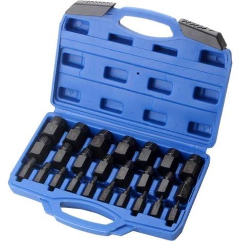 A set of 25 high-grip broken screw extractors – storage box included.High quality enhances quality of life. (1/5)