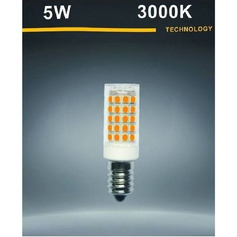 TRADE SHOP - Lampadina Led E14 5 Watt Toni Di Luce Calda 3000k Fredda 6500k Naturale 4000k - -Bianco Caldo -