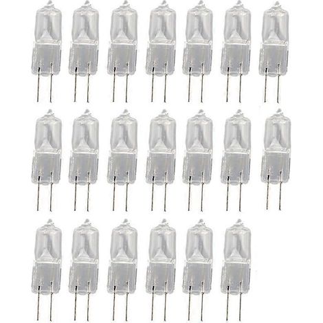 G4 Halogenlampen 20W 30W 40W 6V Warmweiß Dimmbar Sockel Lampenpackung mit 20 G4 Halogenlampen