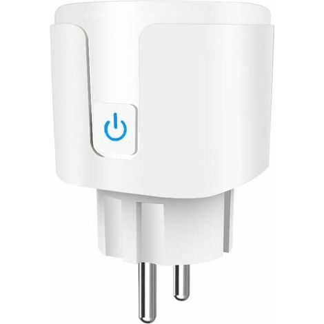 YMYNY WLAN-Smart-Stecker, 16 A Smart-Steckdose, kompatibel mit Android und iOS Alexa (Echo und Echo Dot), Siri, SmartThings, Google Home, Energieüberwachung, Timer-Funktion (1 Packung) (1/4)