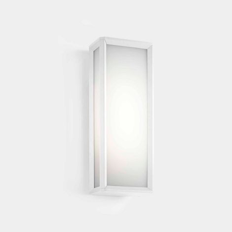 LEDS C4 Skat Outdoor LED Box Lanterne Murale Blanc, Blanc IP65 21.8W 2700K