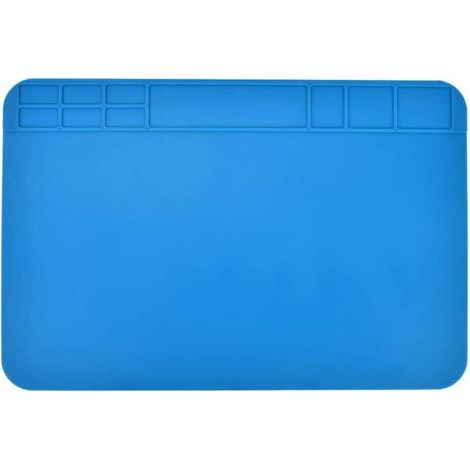 Tapis de Travail en Silicone, Tapis à Souder En Silicone, Tapis de Réparation en Silicone pour la Réparation de Circuits Imprimés, 30 x 20cm