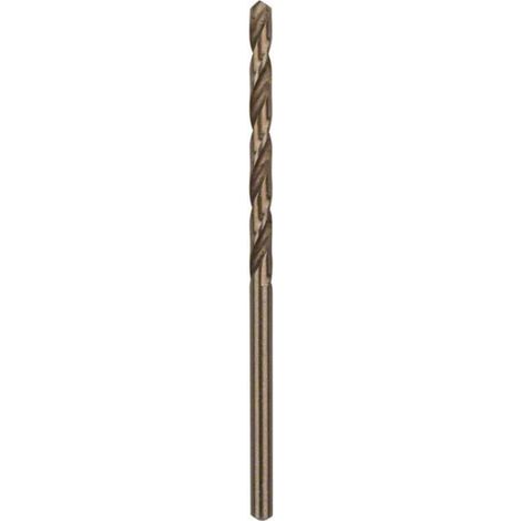 Bosch Accessories 2608585876 HSS Metall-Spiralbohrer 3 mm Gesamtlänge 61 mm Cobalt DIN 338 Zylinde