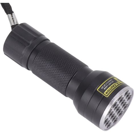 Lampe torche UV à 21 LED (395 nm) pour détecter les taches sèches d'urine d'animaux. (1/5)
